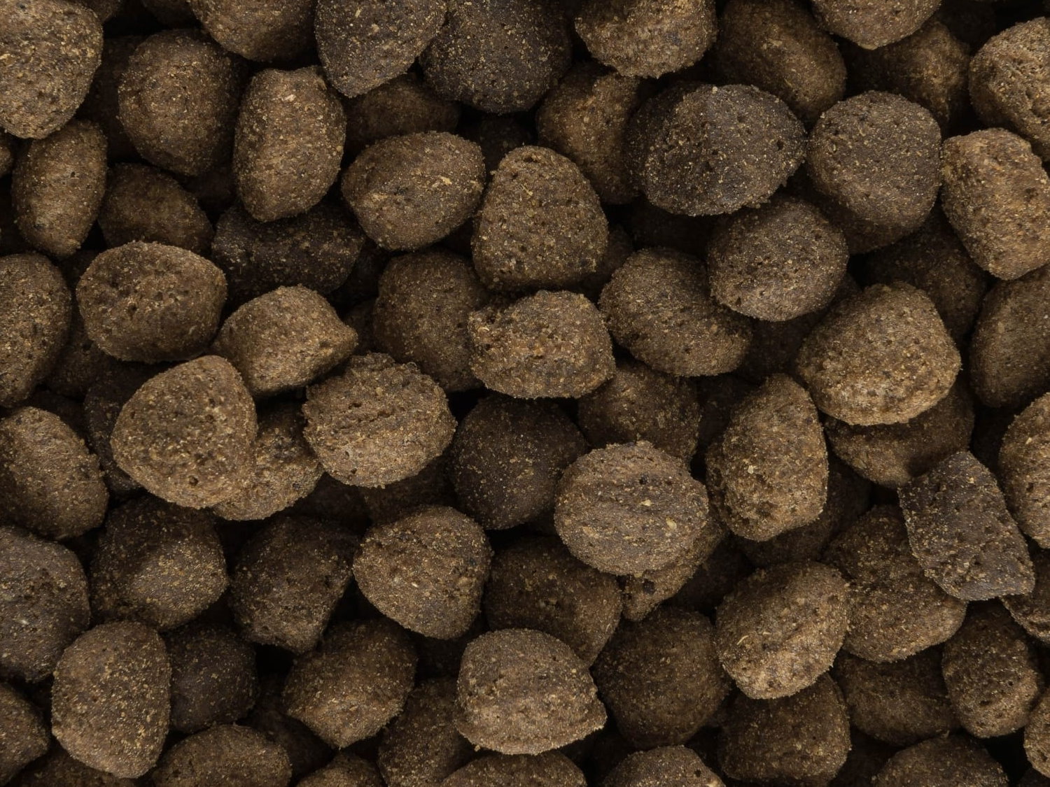 Detail granulí Iso-dog Pork & Peas – textura a velikost granule