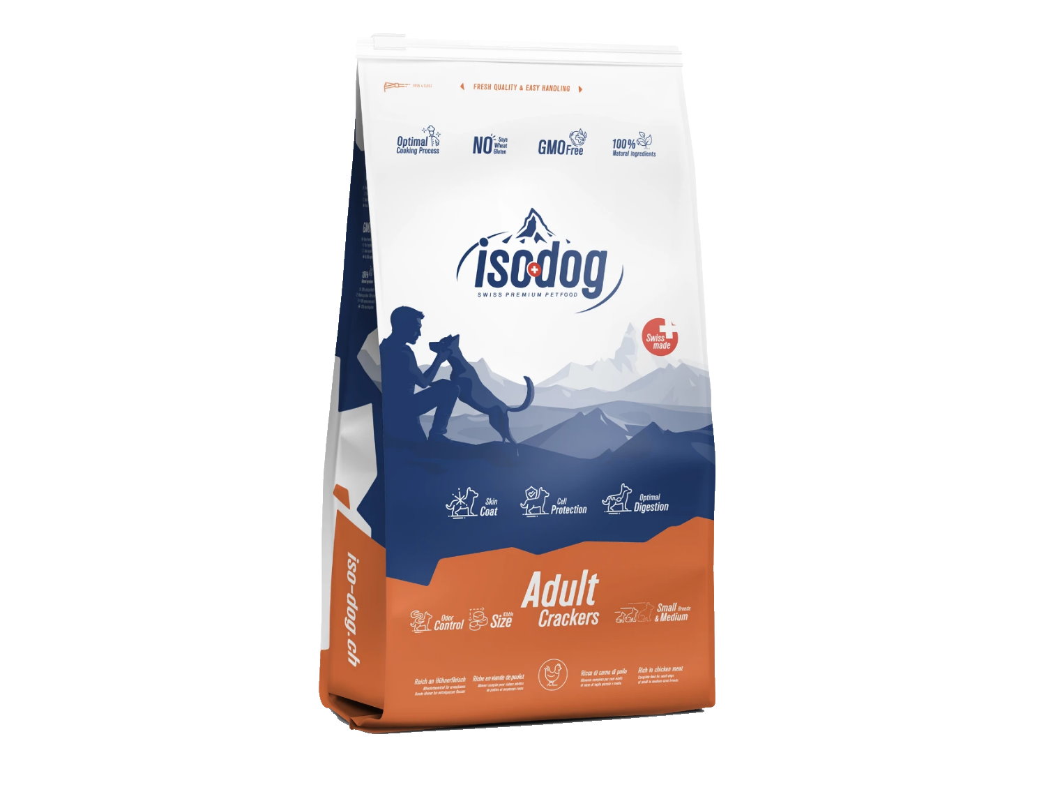 Iso-dog ADULT CRACKERS Kuřecí — produktové foto