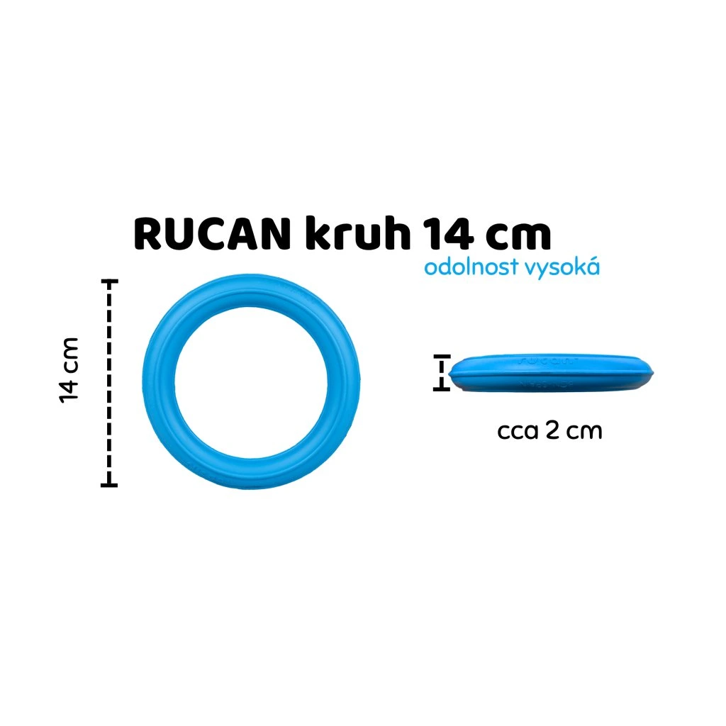 Rucan Sky Rings kroužek pro psy 14 cm
